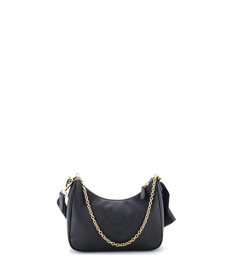 Pre-Owned Prada Small Re-Edition 2005 Shoulder Bag Saffiano Leather