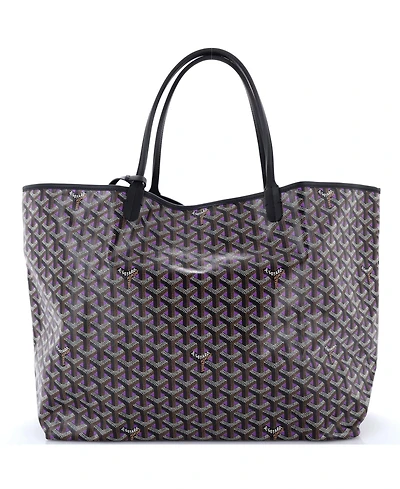 Pre-Owned Goyard Gm Saint Louis Tote Claire Voie Coated Canvas