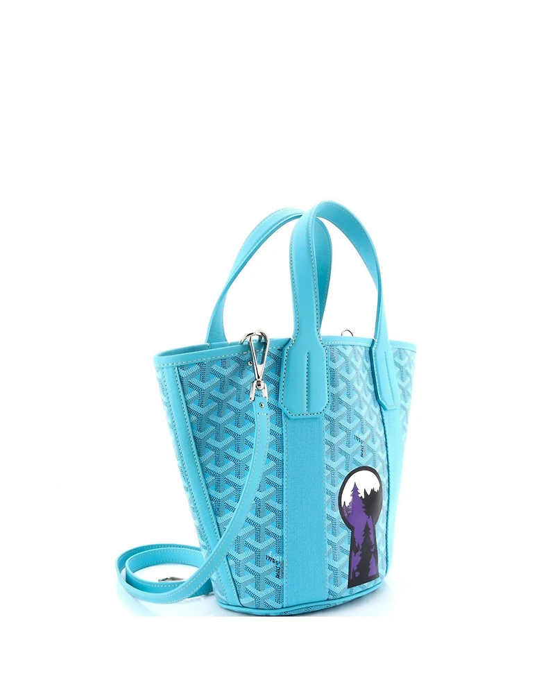Pre-Owned Goyard Pm Belharra Tote Printed Coated Canvas