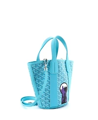 Pre-Owned Goyard Pm Belharra Tote Printed Coated Canvas