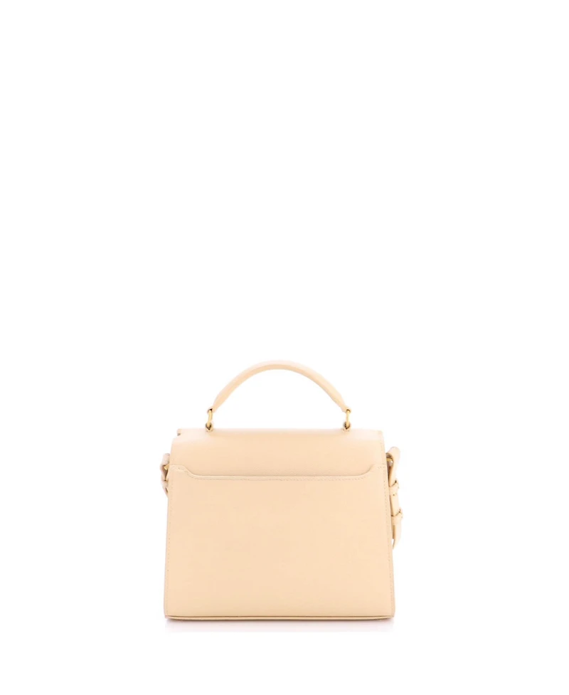 Pre-Owned Saint Laurent Mini Cassandra Top Handle Bag Leather