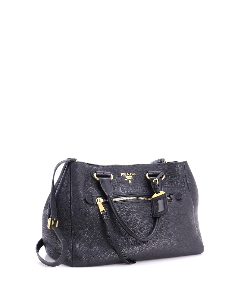 Pre-Owned Prada Medium Front Pocket Convertible Tote Vitello Phenix