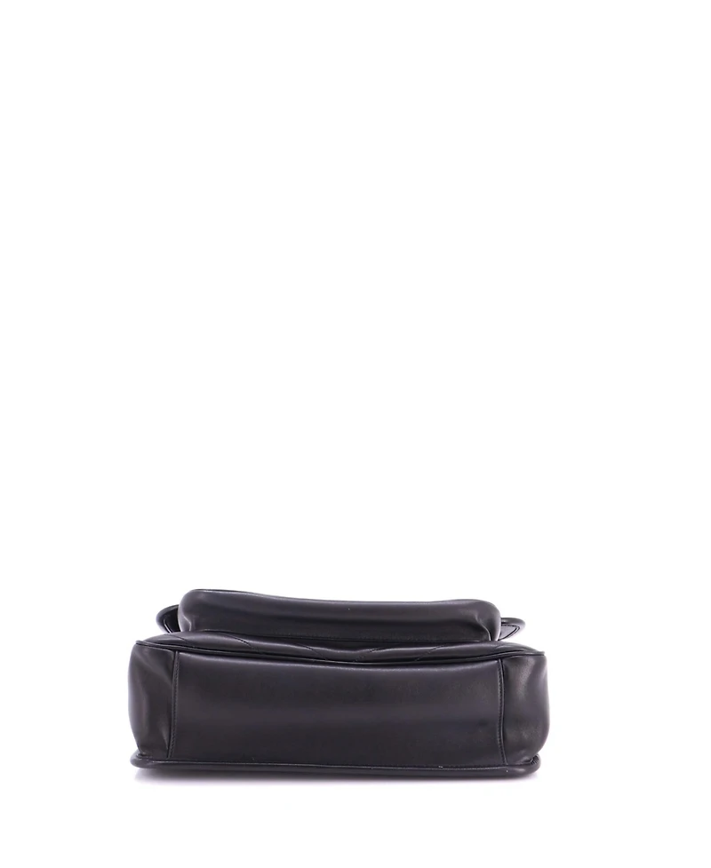Pre-Owned Saint Laurent Large Niki Chain Flap Bag Matelasse Chevron Leather