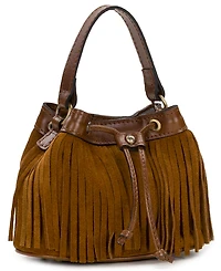 Patricia Nash Elisa Suede Drawstring Mini Crossbody Handbag
