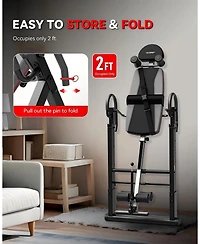 Harison Heavy Duty Inversion Table for Back Pain Relief, 350 Lbs Capacity (Hrm-40511)