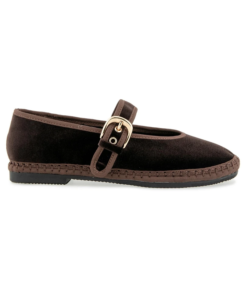 Kensie Women's Florence Velvet Mary Jane