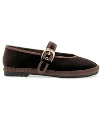 Kensie Women's Florence Velvet Mary Jane