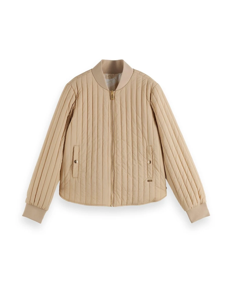 Scotch & Soda Women's Reversible Quilted Bomber