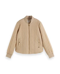 Scotch & Soda Women's Reversible Quilted Bomber