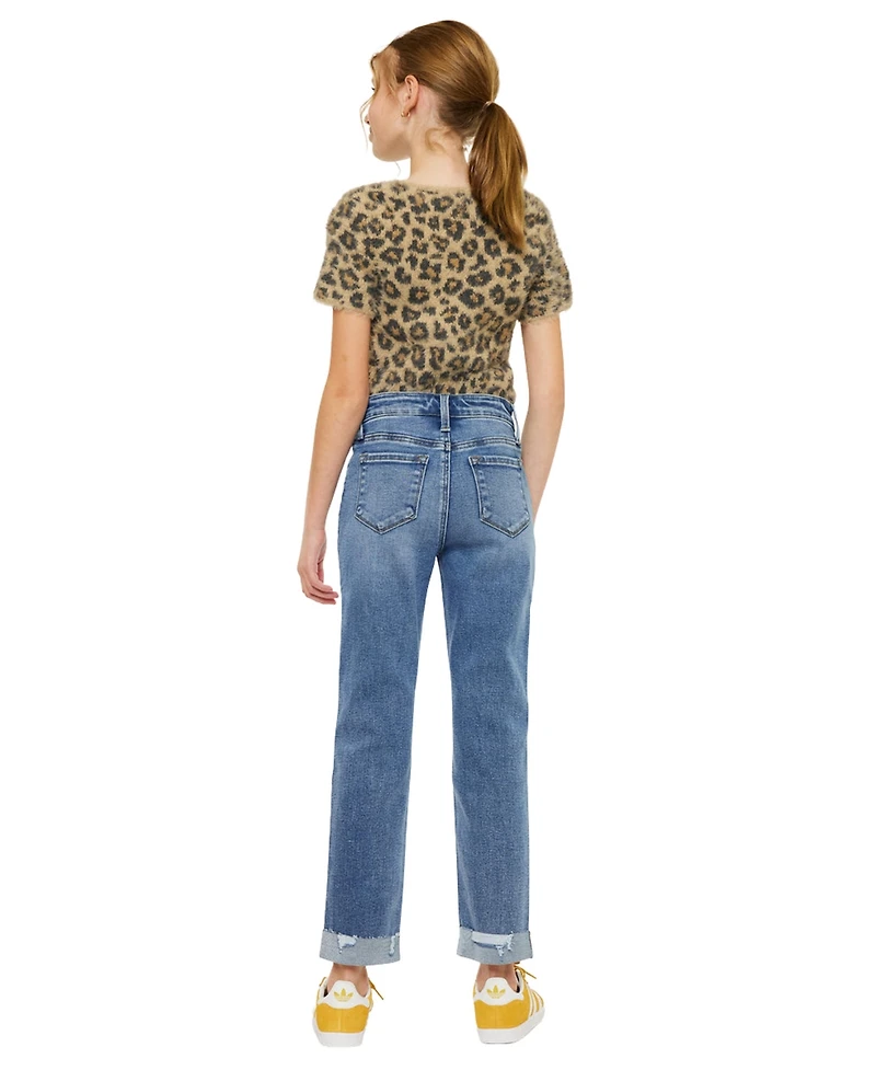 KanCan Big Girls Kate High Rise Slim Straight Jeans