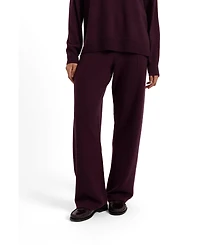 Chinti & Parker Women's and Wool Cashmere Wide Leg Track Pant