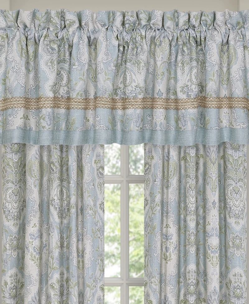 J Queen New York Pasadena Window Straight Valance, 18" x 88"