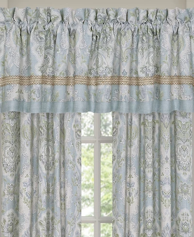 J Queen New York Pasadena Window Straight Valance, 18" x 88"