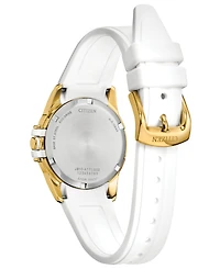 Citizen Women's Veya White Silicone Strap Watch 33.4mm