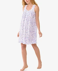 Eileen West Women's Sleeveless Pointelle Chemise Nightdress