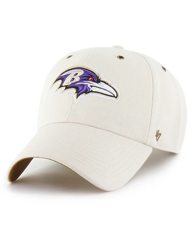 Carhartt x '47 Men's Natural Baltimore Ravens Undyed Clean Up Adjustable Hat