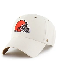 Carhartt x '47 Men's Natural Cleveland Browns Undyed Clean Up Adjustable Hat