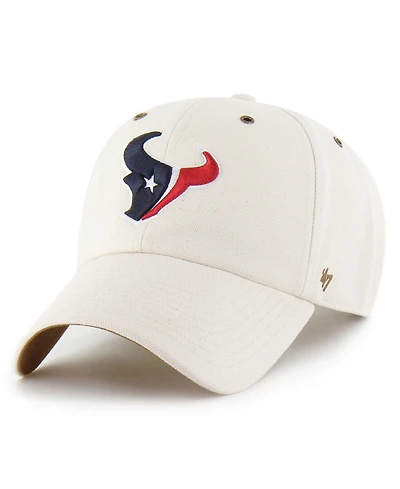 Carhartt x '47 Men's Natural Houston Texans Undyed Clean Up Adjustable Hat