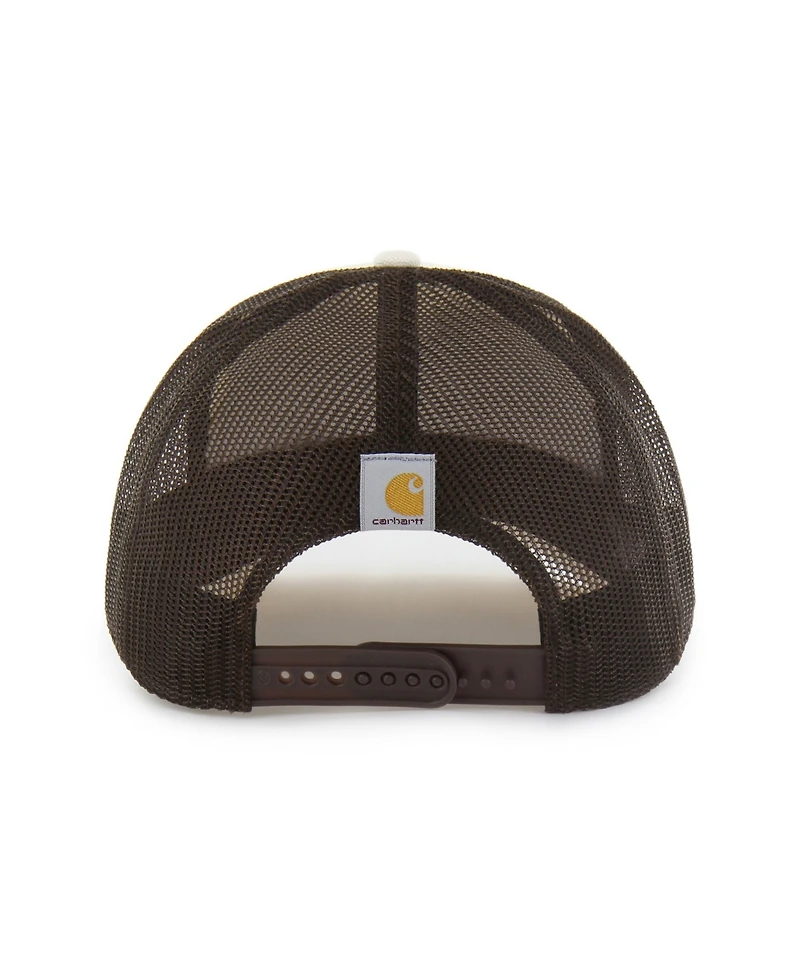 Carhartt x '47 Men's Natural/Brown North Carolina Tar Heels Undyed Trucker Adjustable Hat