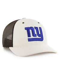 Carhartt x '47 Men's Natural/Brown New York Giants Undyed Trucker Adjustable Hat