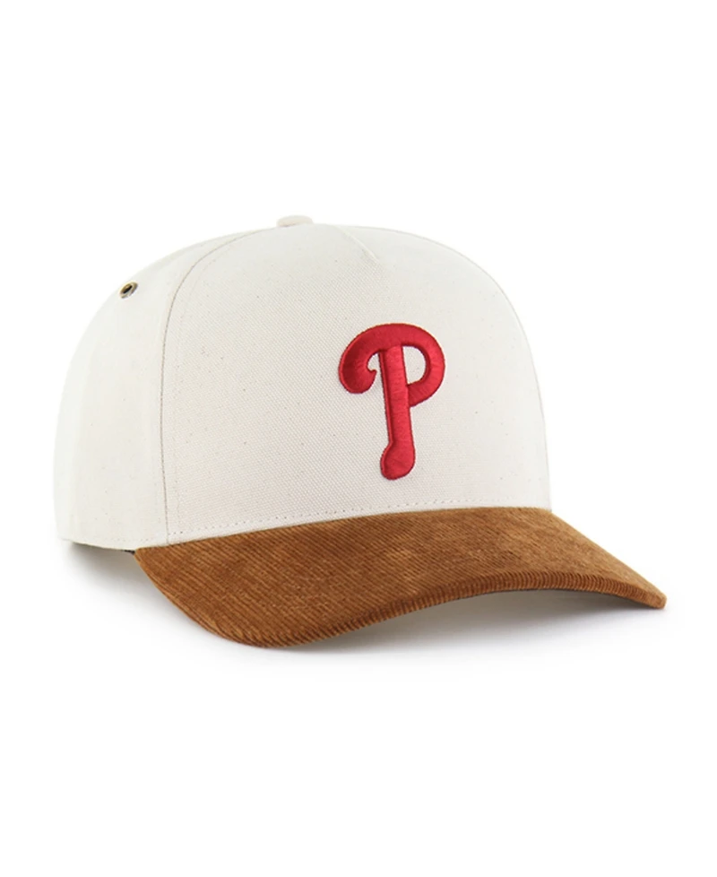 Carhartt x '47 Men's Natural/Brown Philadelphia Phillies Undyed Relaxed Hitch Adjustable Hat