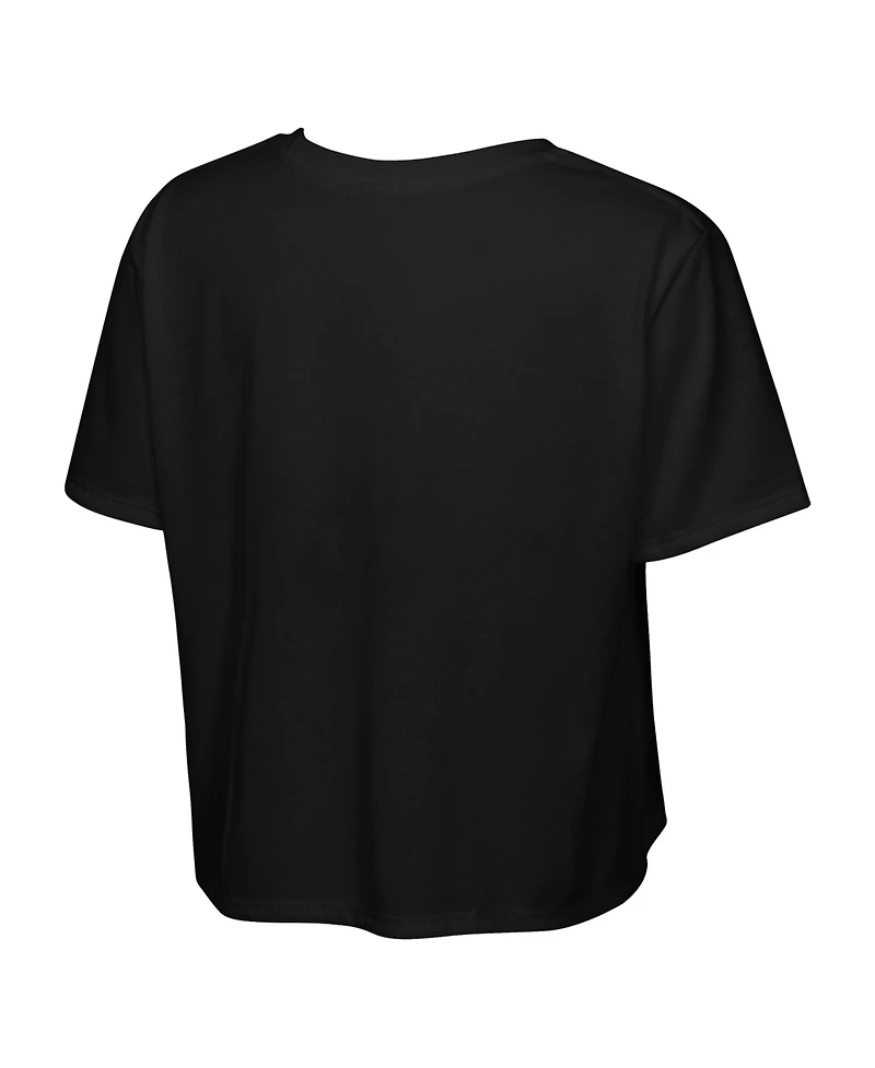 Outerstuff Women's Black Fifa World Cup 2026 Cropped Trophy T-Shirt