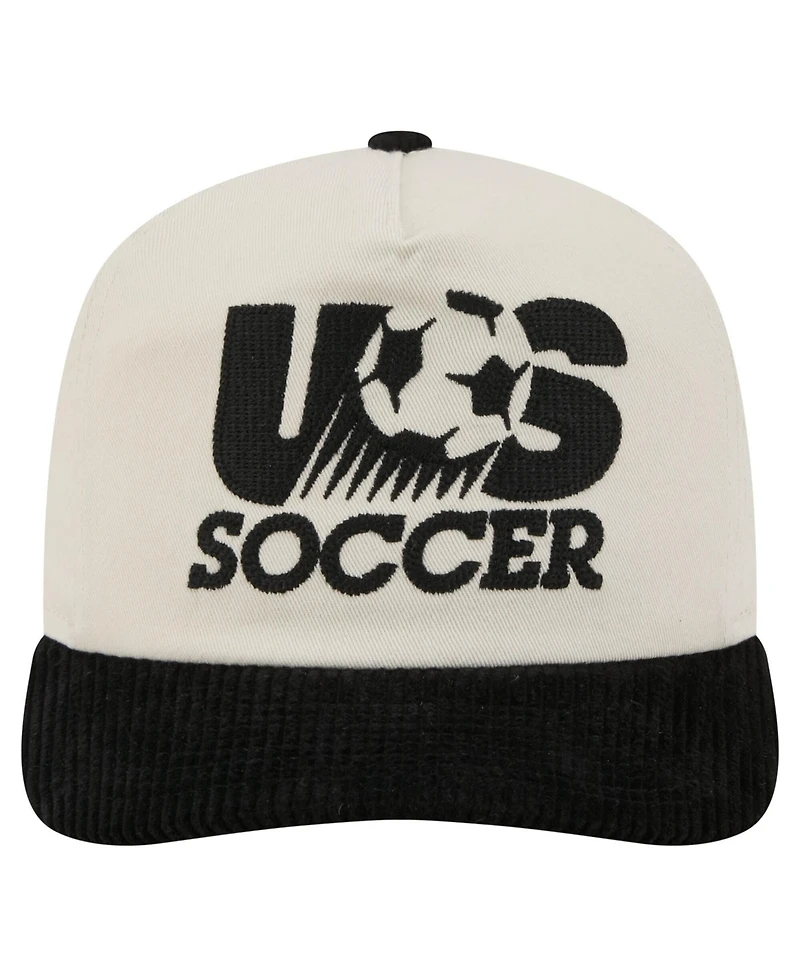 New Era Men's Natural/Black Usmnt 19TWENTY Adjustable Hat