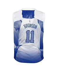 Outerstuff Big Boys and Girls Jalen Brunson Blue New York Knicks Hometown Fashion Jersey