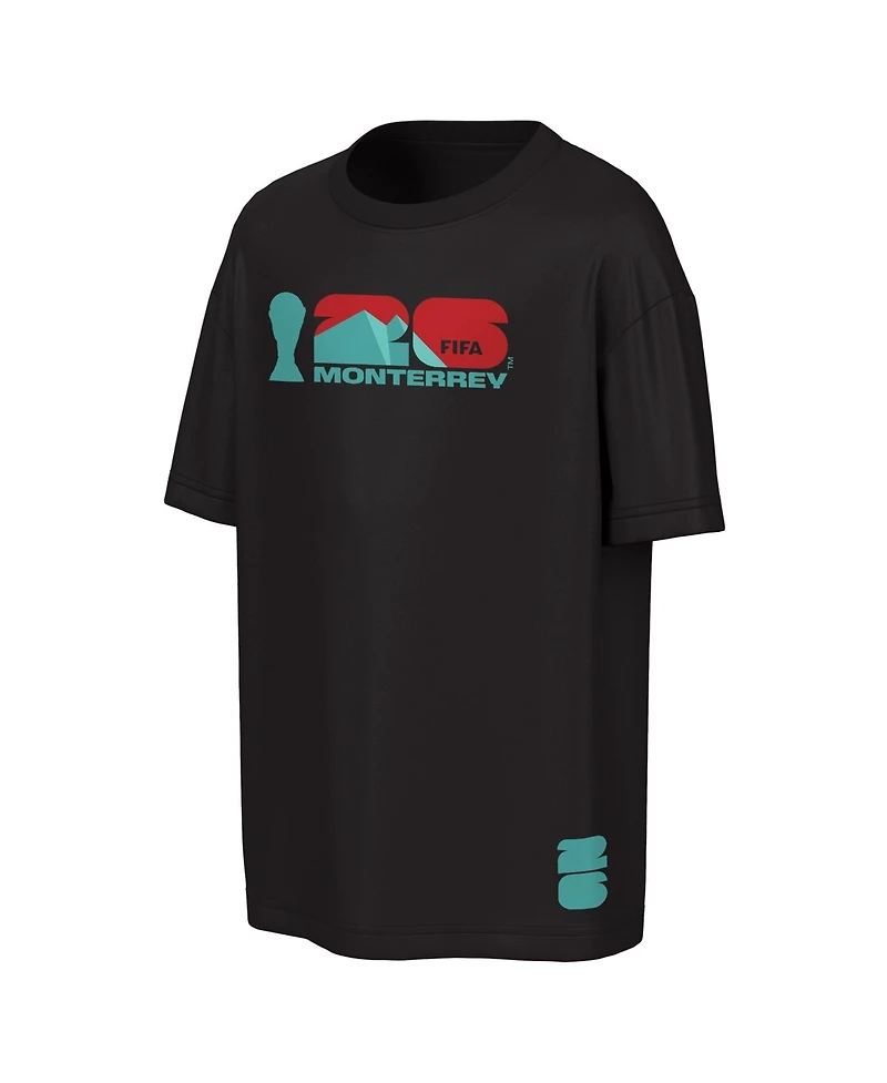 Outerstuff Men's Black Fifa World Cup 2026 Monterrey Big City Poster T-Shirt