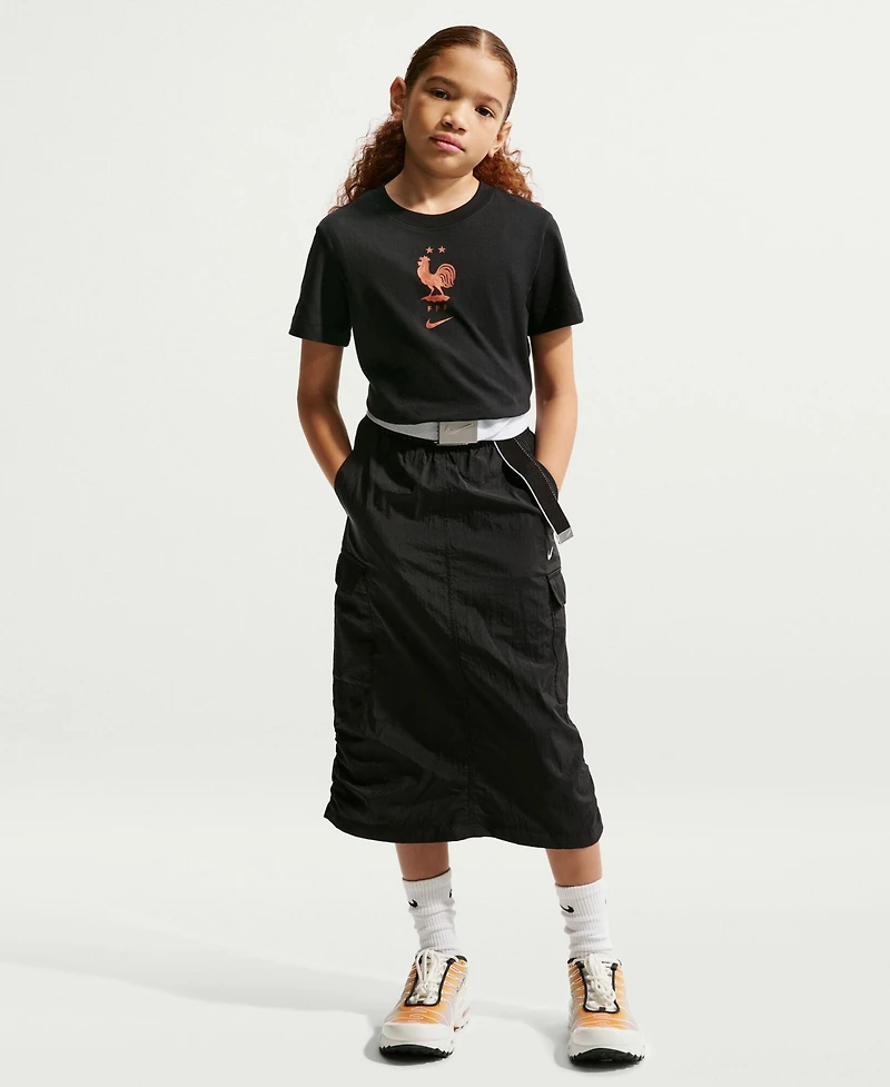 Nike Big Boys and Girls France National Team Crest T-Shirt