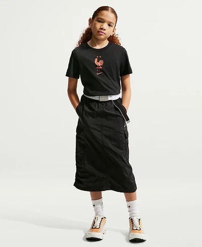 Nike Big Boys and Girls France National Team Crest T-Shirt