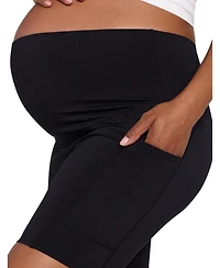 Motherhood Maternity Women's 6 1/2" Active Pocket Biker Short