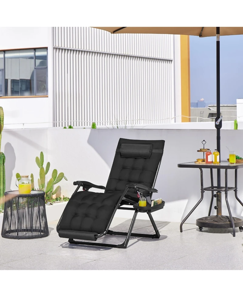 Aofar 29" Zero Gravity Chair Folding Recliner Lounge