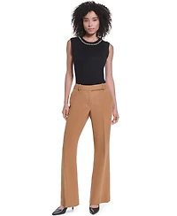 Karl Lagerfeld Paris Petite Wide-Leg Pants
