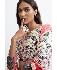 Desigual Women's Thin Printed Sweater