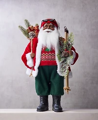 Holiday Lane Heritage African American Standing Santa, Macy's Exclusive