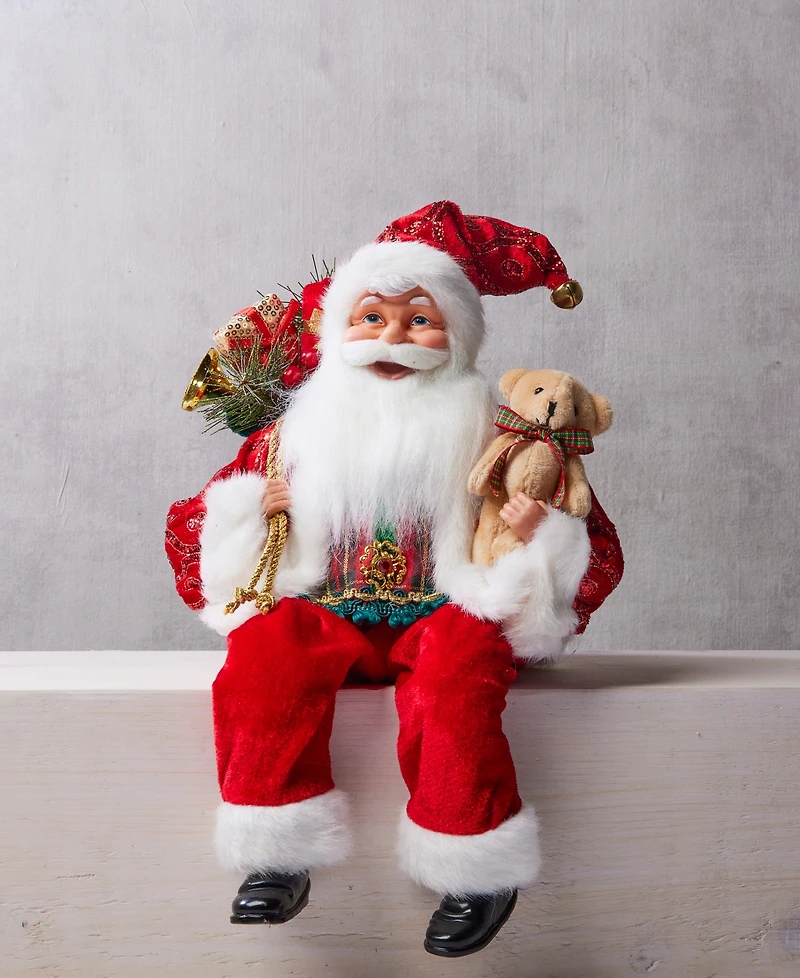 Holiday Lane Heritage Sitting Santa, Macy's Exclusive