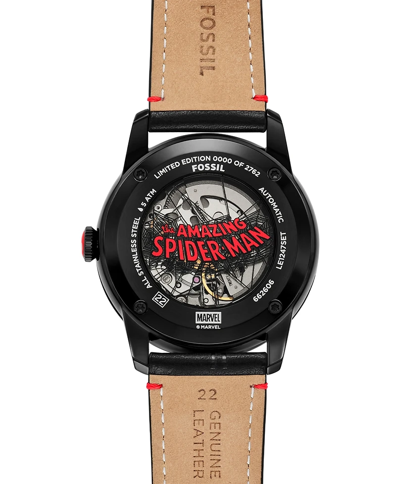 Fossil Men's Marvel x Fossil Limited-Edition Spider-Man Watch 42mm