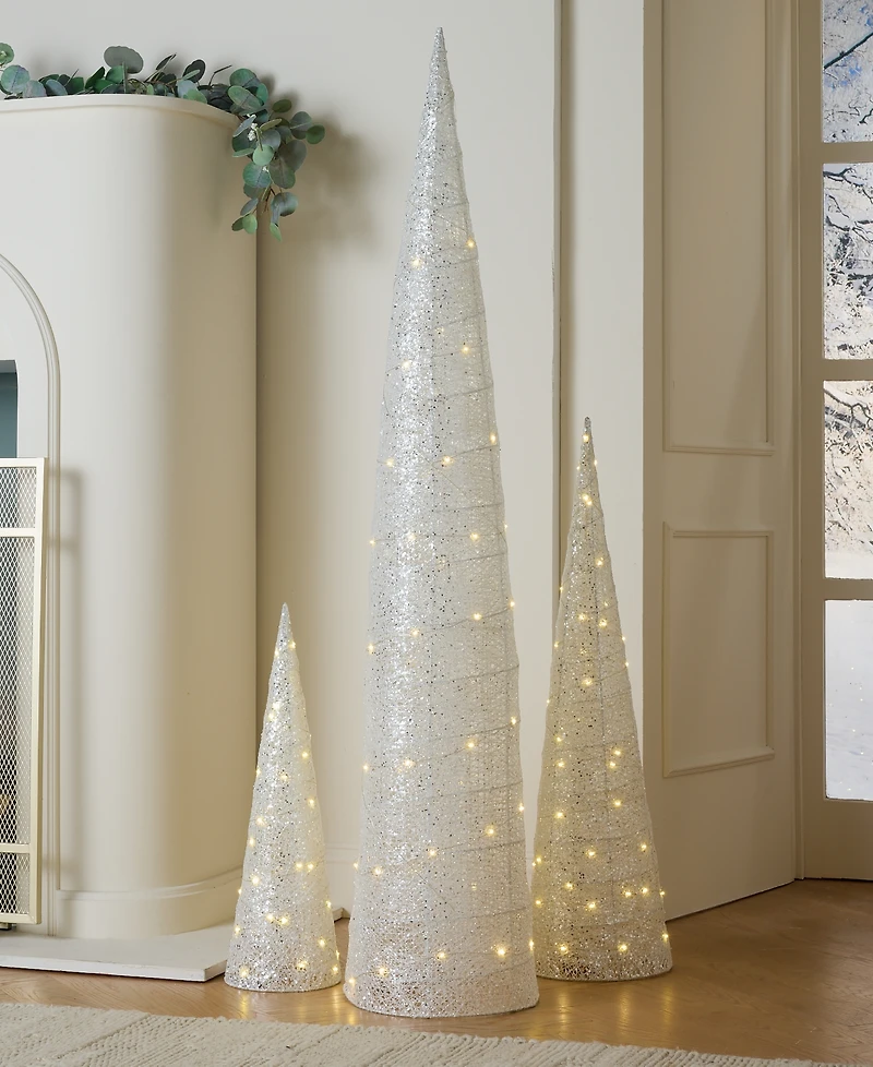 Holiday Lane Opulence 60" Tree with Led Light Decor, Macy's Exclusive