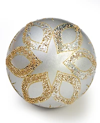 Holiday Lane Opulence Shatterproof Blue & White Ball Ornaments, Set of 3, Macy's Exclusive