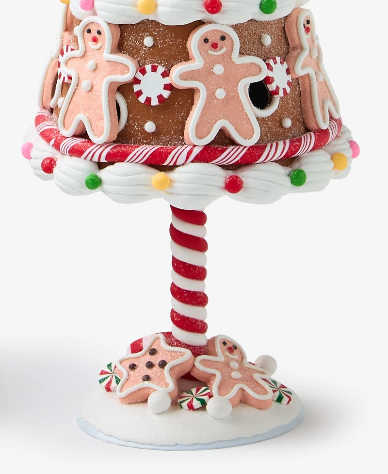 Holiday Lane Gingerbread Tree Tabletop Decor, Macy's Exclusive