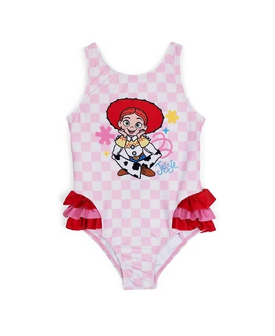 Disney Toddler Girls Toy Story Upf 50+ One Piece Bathing Suit