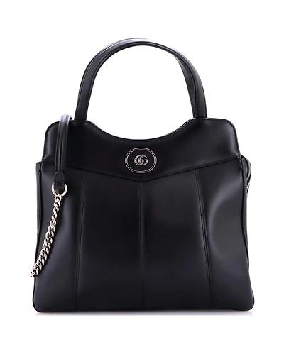 Pre-Owned Gucci Medium Petite Gg Tote Quilted Leather
