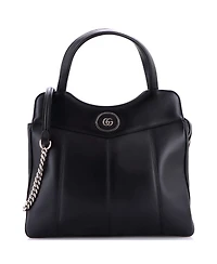 Pre-Owned Gucci Medium Petite Gg Tote Quilted Leather