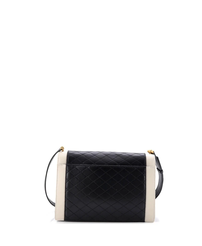 Pre-Owned Saint Laurent Gaby Envelope Satchel Quilted Leather