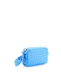 Pre-Owned Bottega Veneta Small Zip Camera Bag Intrecciato Nappa