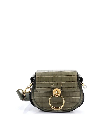Pre-Owned Chloe Small Tess Bag Embossed Leather