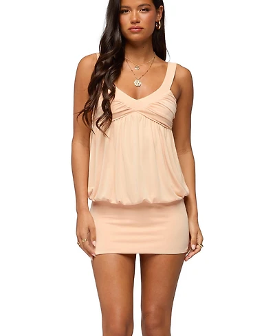 Edikted Women's Adrey Gathered Bubble Mini Dress