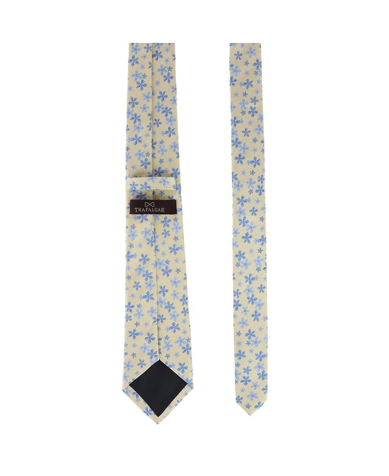Trafalgar Men's Weldon Floral Silk Novelty Necktie