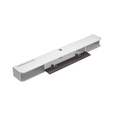 Sugift Floating Tv Stand 70 Inch Wall Mount Entertainment Center with Cable Hole